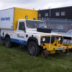 Rail adapted Land Rover